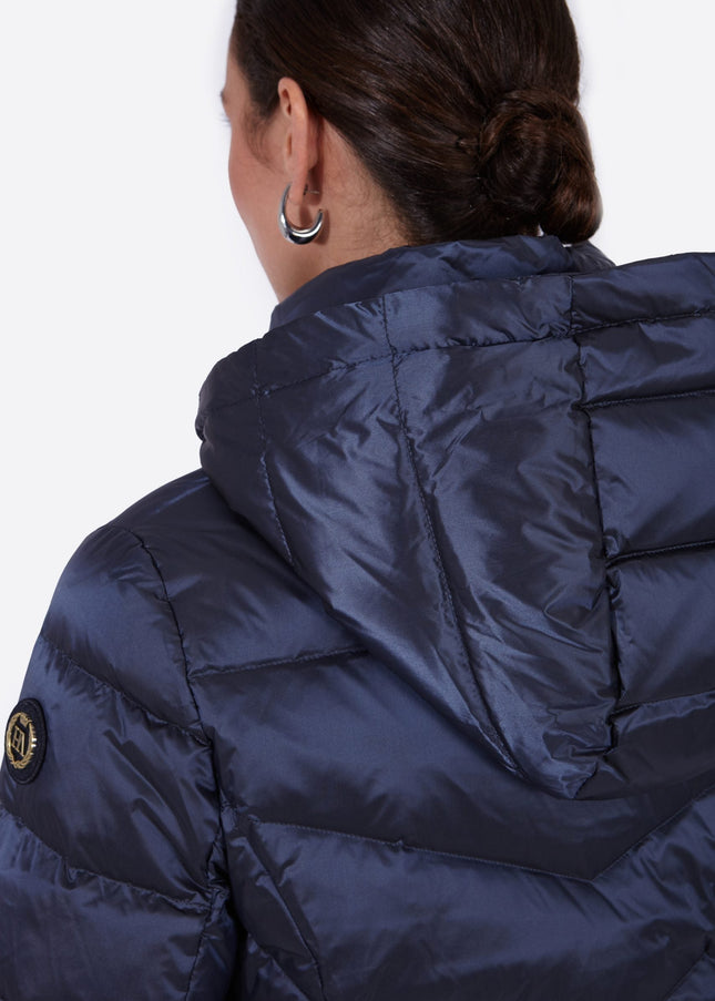 Women's down jacket LENA-N NAVY