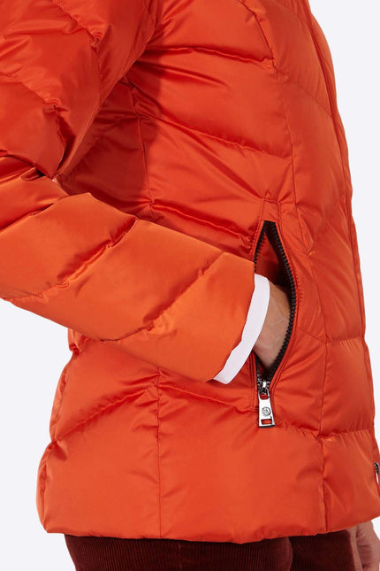 Women's down jacket LENA Naranja