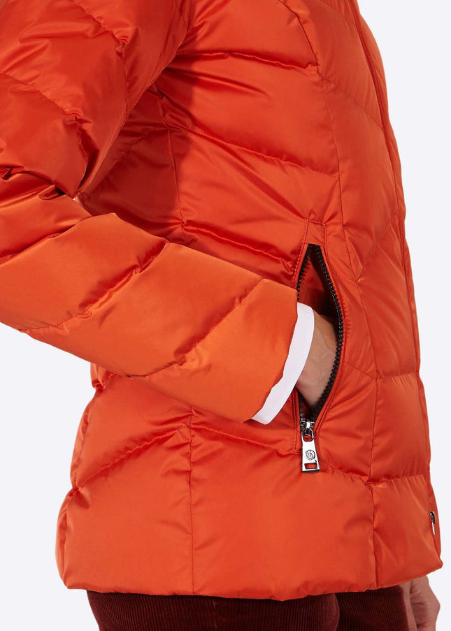 Women's down jacket LENA Naranja