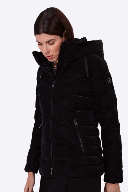 Women's down jacket LENA Negro Goma