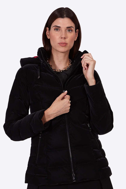 Women's down jacket LENA Negro Goma