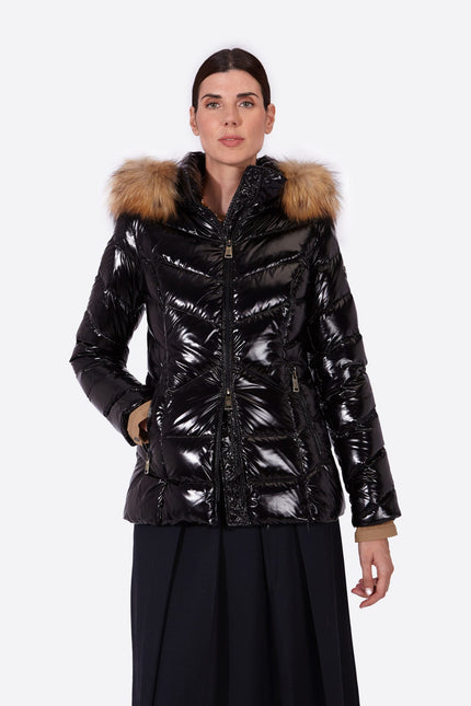 Women's down jacket LENA Negro