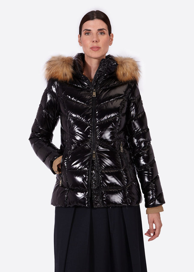 Women's down jacket LENA Negro