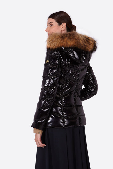 Women's down jacket LENA Negro