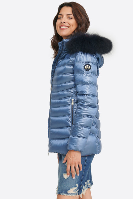 Women's down jacket LION Azul Raf