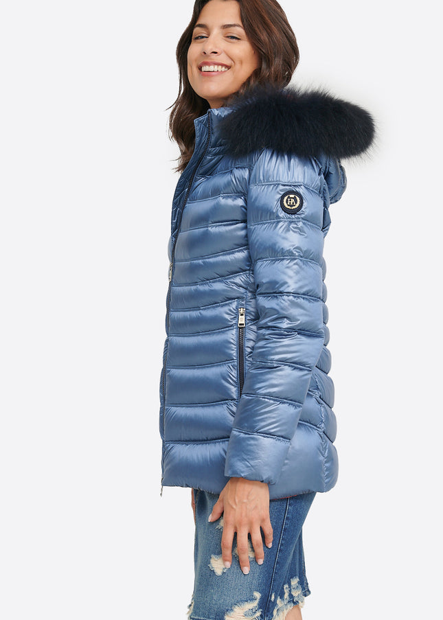 Women's down jacket LION Azul Raf