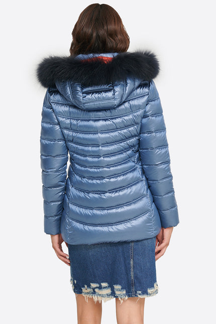 Women's down jacket LION Azul Raf