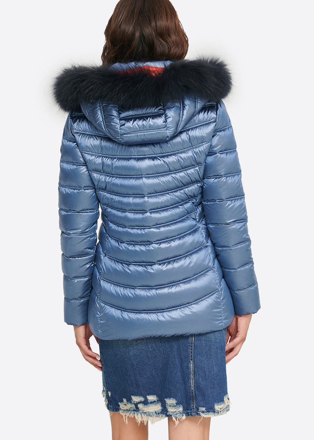 Women's down jacket LION Azul Raf