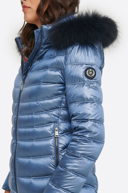 Women's down jacket LION Azul Raf