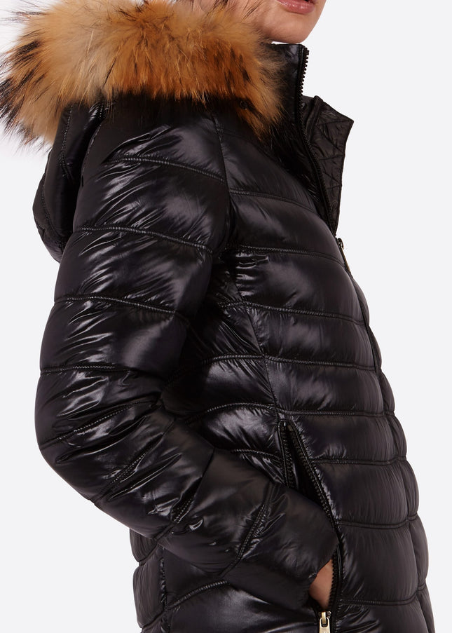 Women's down jacket LION Black