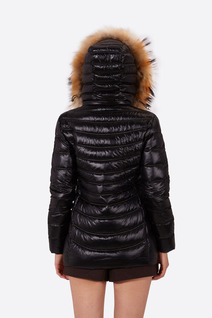 Women's down jacket LION Black