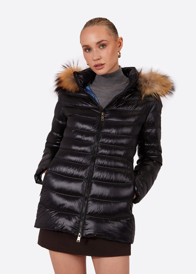 Women's down jacket LION Black