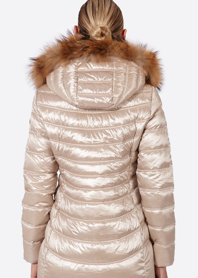 Women's down jacket LION Champagne