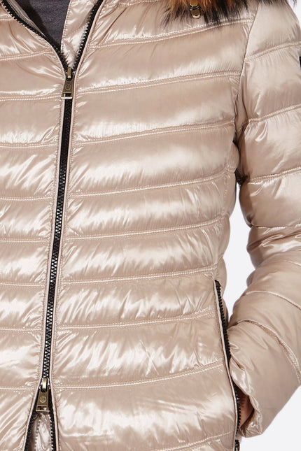 Women's down jacket LION Champagne