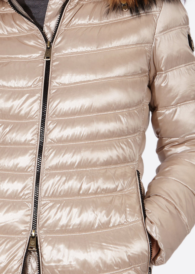 Women's down jacket LION Champagne