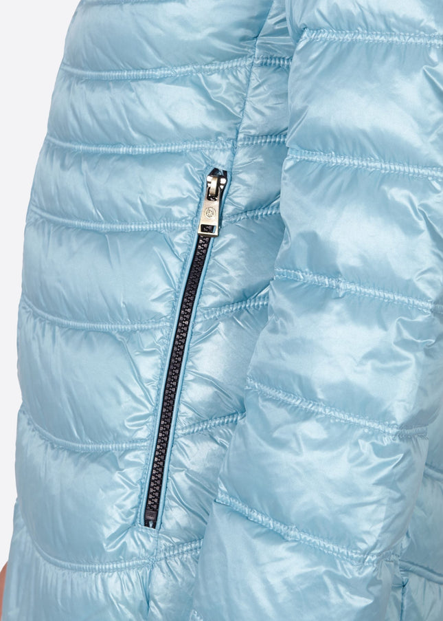 Women's down jacket LION Crystal Blue