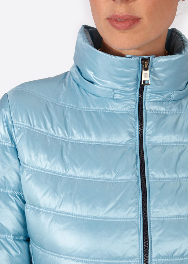 Women's down jacket LION Crystal Blue