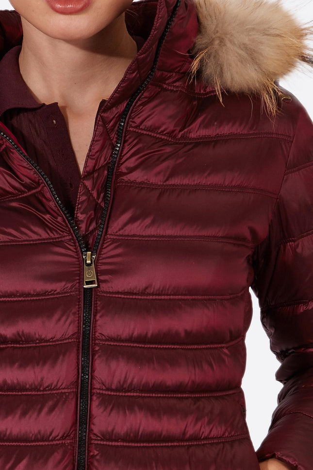 Women's down jacket LION DARK PURPLE