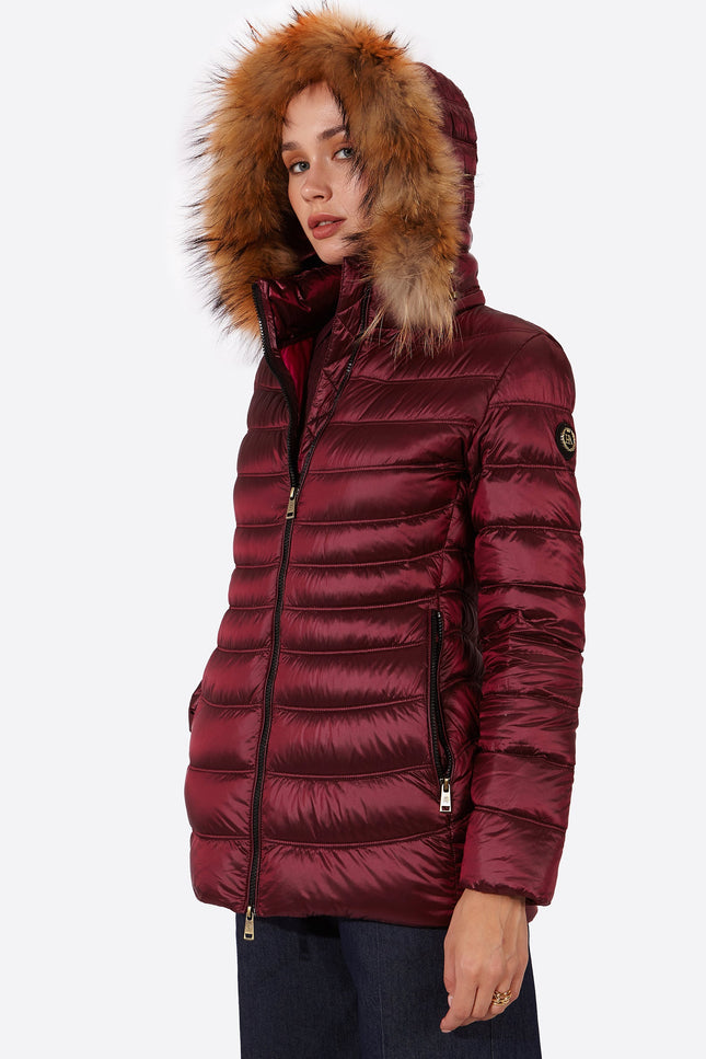 Women's down jacket LION DARK PURPLE