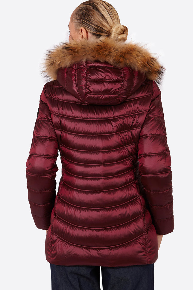 Women's down jacket LION DARK PURPLE