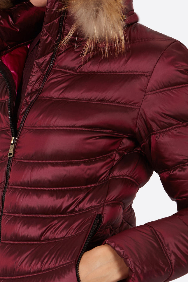 Women's down jacket LION DARK PURPLE