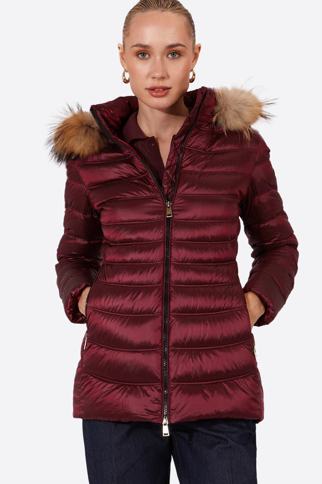 Women's down jacket LION DARK PURPLE