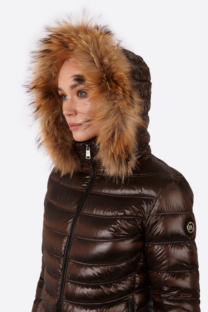 Women's down jacket LION Moka