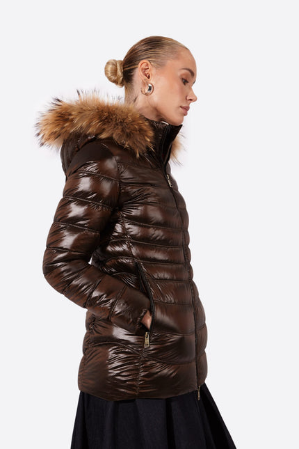 Women's down jacket LION Moka