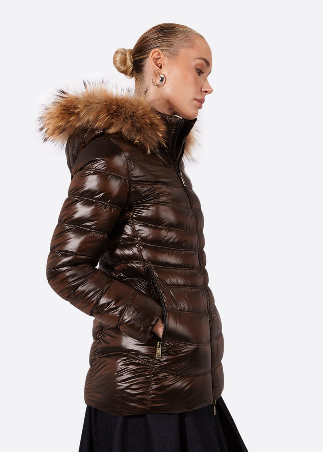 Women's down jacket LION Moka