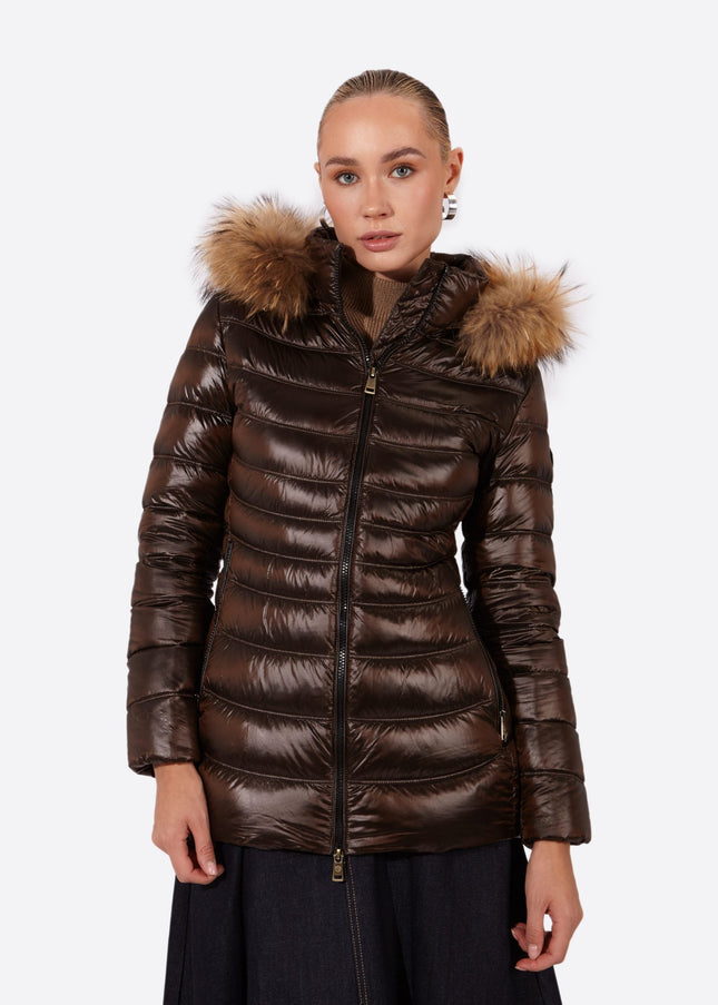 Women's down jacket LION Moka