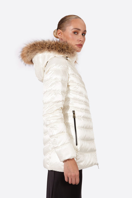 Women's down jacket LION Nacre