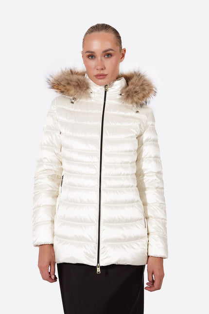 Women's down jacket LION Nacre