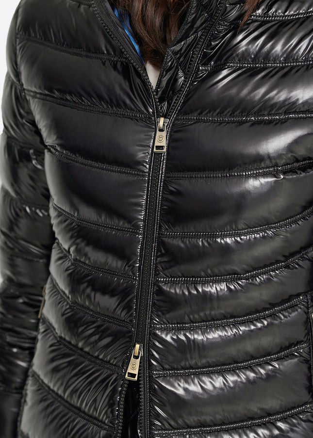 Women's down jacket LION Negro