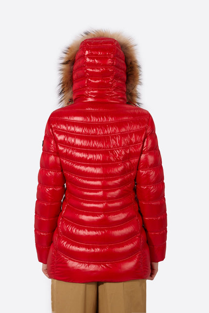 Women's down jacket LION RED