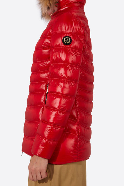 Women's down jacket LION RED