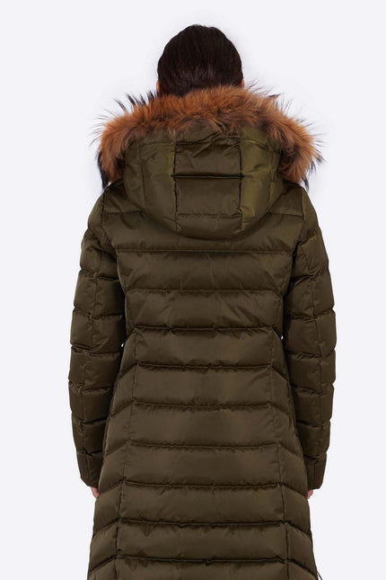 Women's down jacket MANHATTAN Army Green