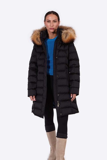 Women's down jacket MANHATTAN BLACK