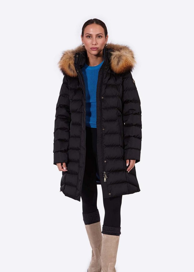 Women's down jacket MANHATTAN BLACK