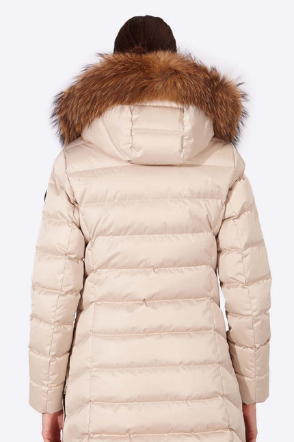 Women's down jacket MANHATTAN CHAMPAGNE-I