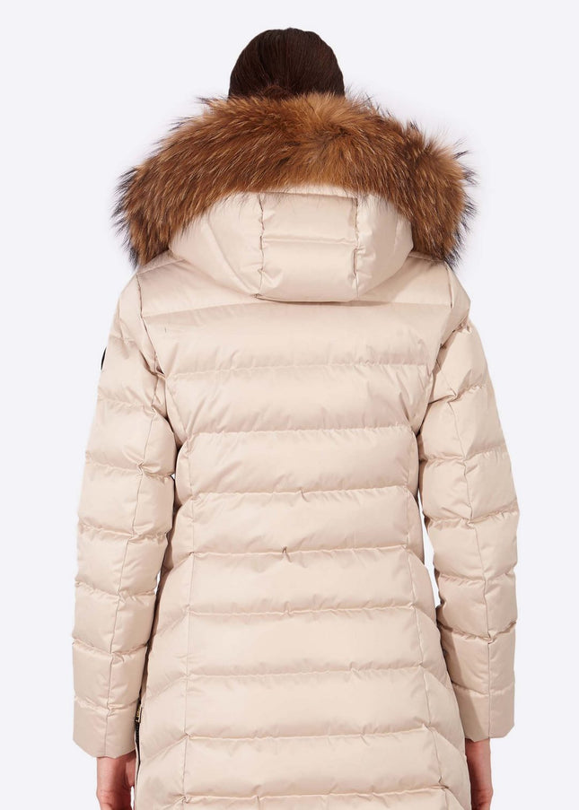 Women's down jacket MANHATTAN CHAMPAGNE-I