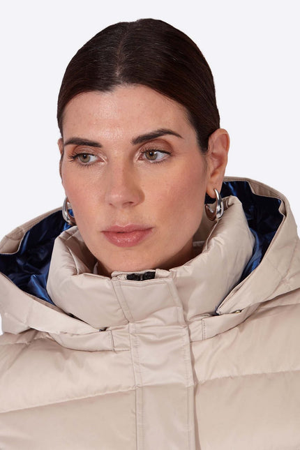 Women's down jacket MANHATTAN CHAMPAGNE-I