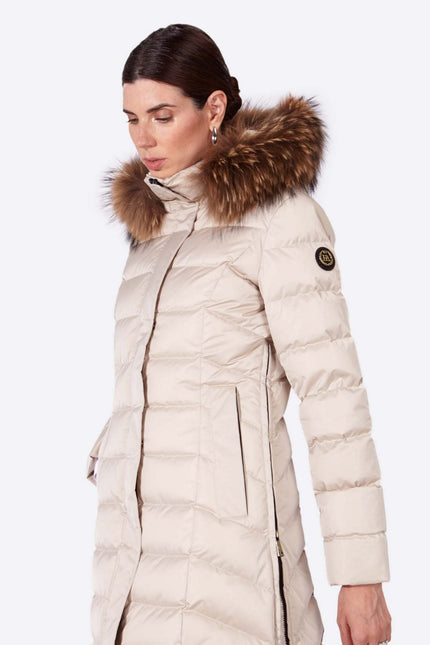 Women's down jacket MANHATTAN CHAMPAGNE-I