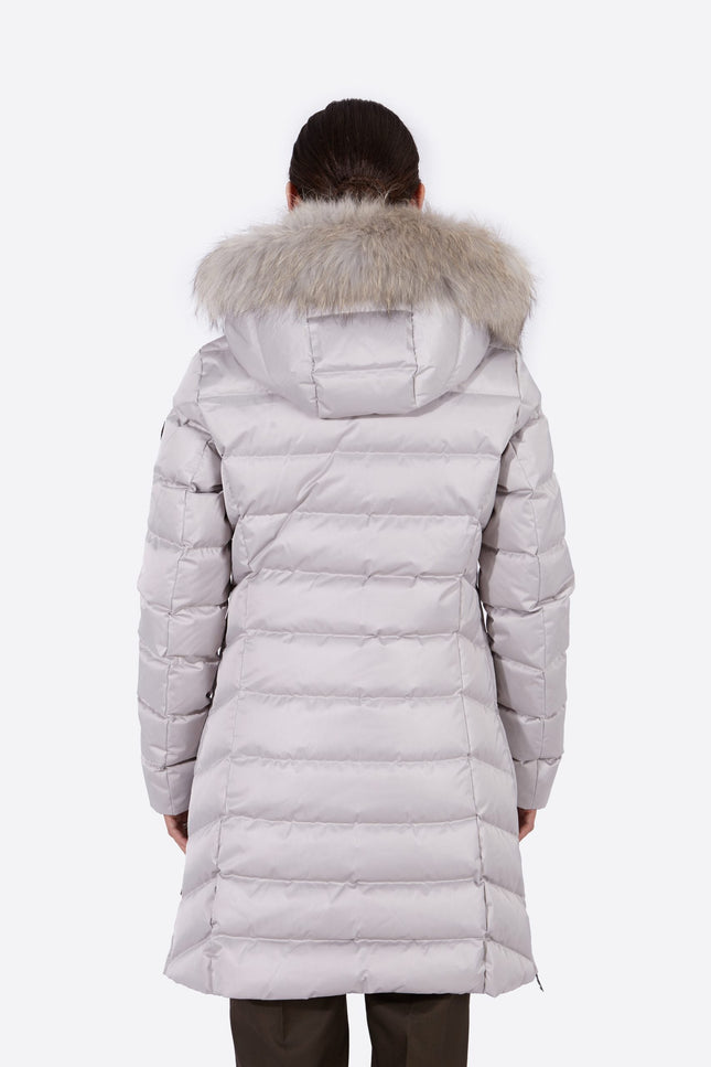 Women's down jacket MANHATTAN PEARL GREY/M