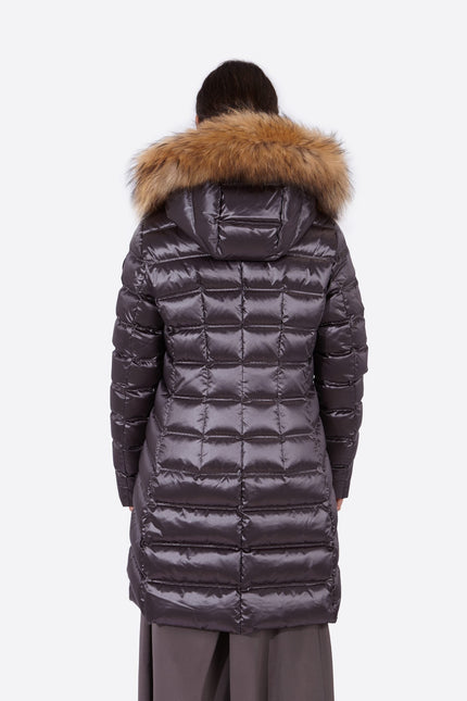 Women's down jacket NIKKI II ANTHRACITE