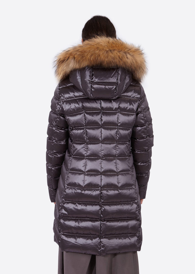 Women's down jacket NIKKI II ANTHRACITE