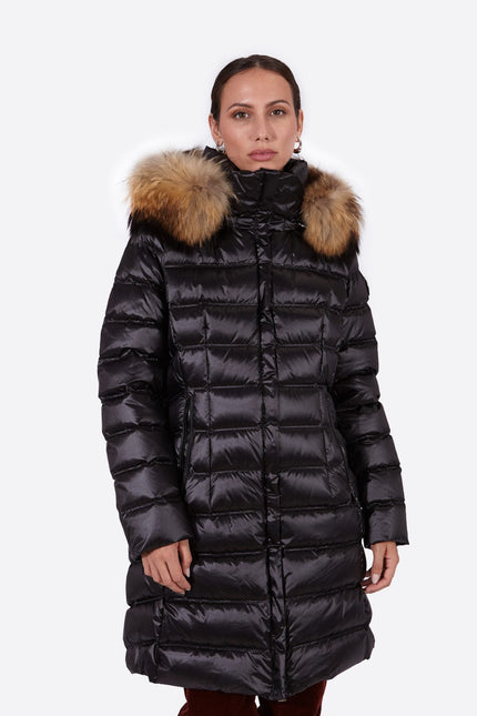 Women's down jacket NIKKI II BLACK