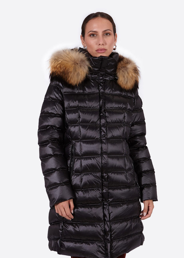 Women's down jacket NIKKI II BLACK