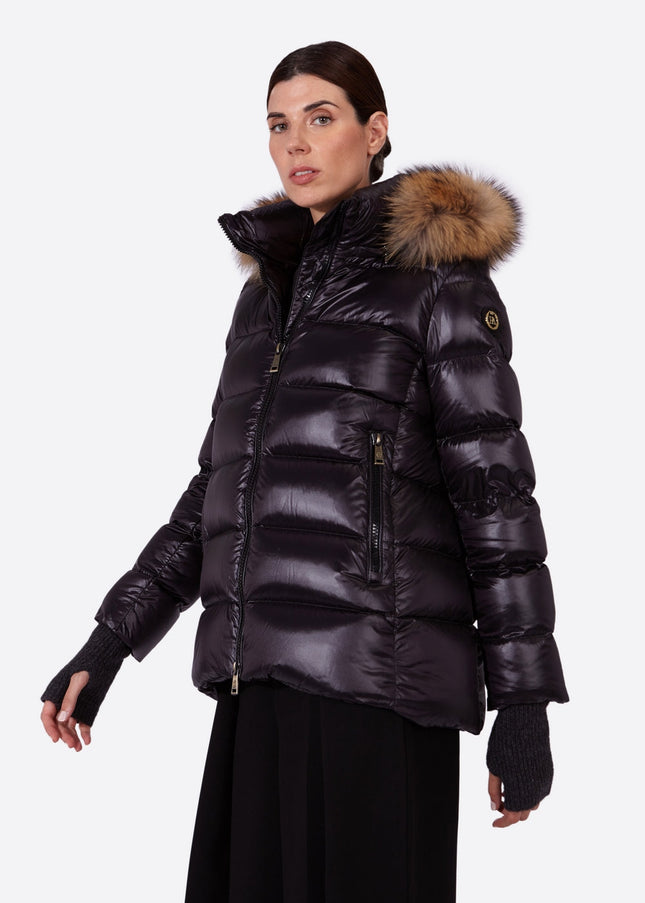 Women's down jacket PRINCESS-N BLACK