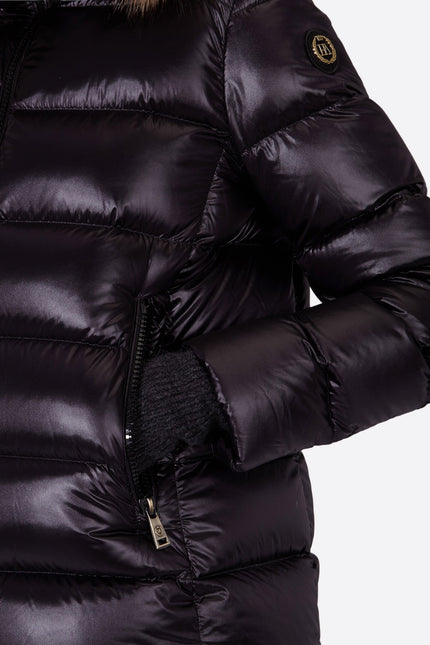 Women's down jacket PRINCESS-N BLACK