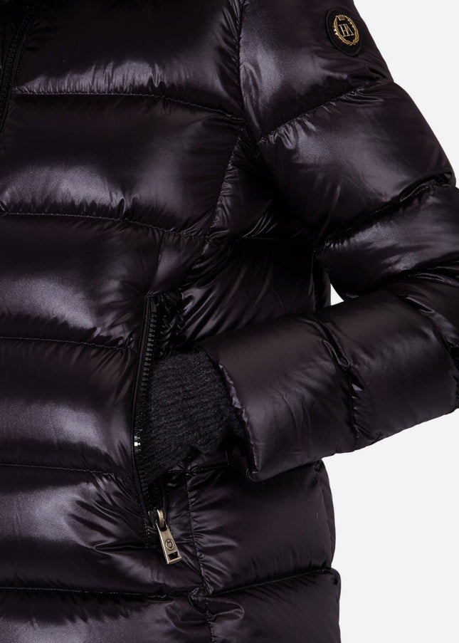 Women's down jacket PRINCESS-N BLACK